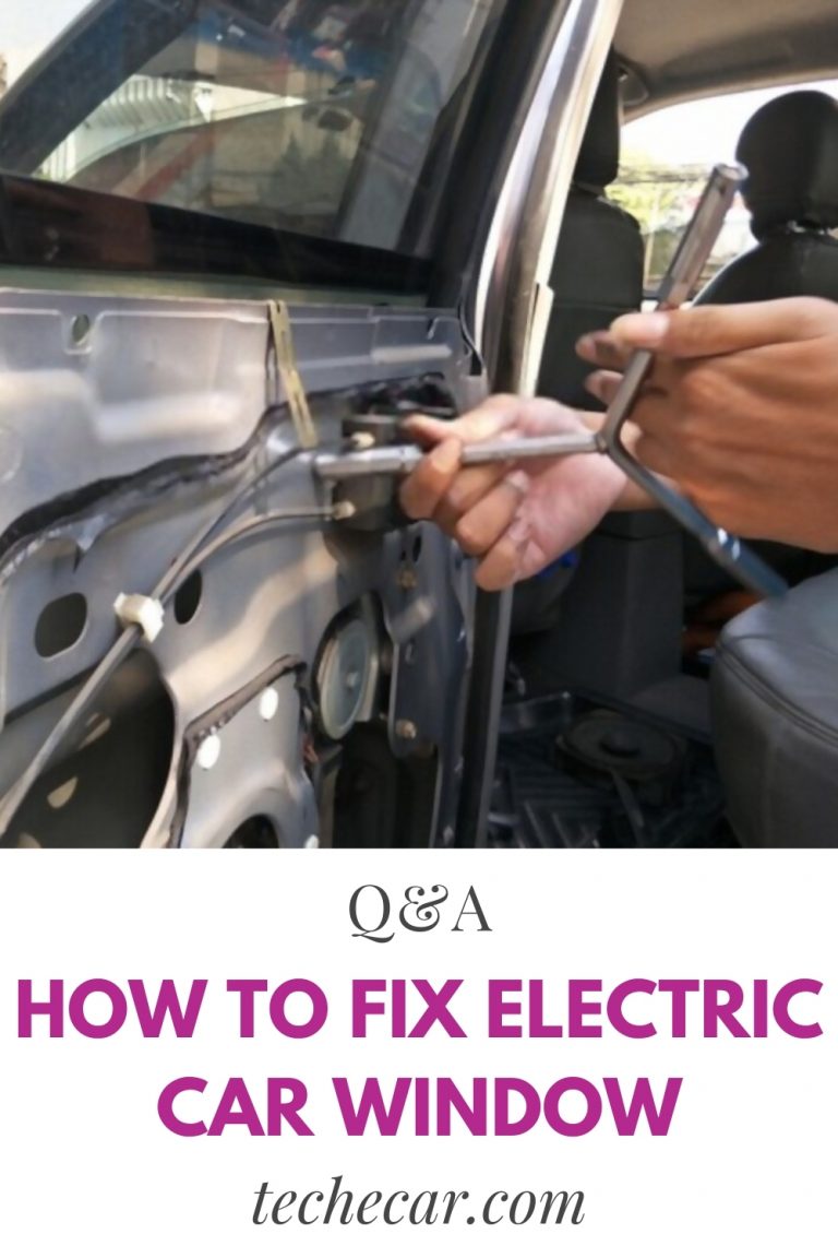 how to fix electric car window