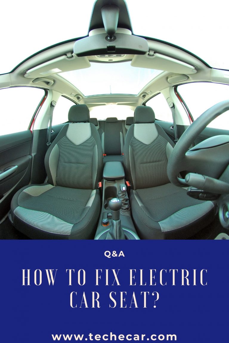 How to fix electric car seat