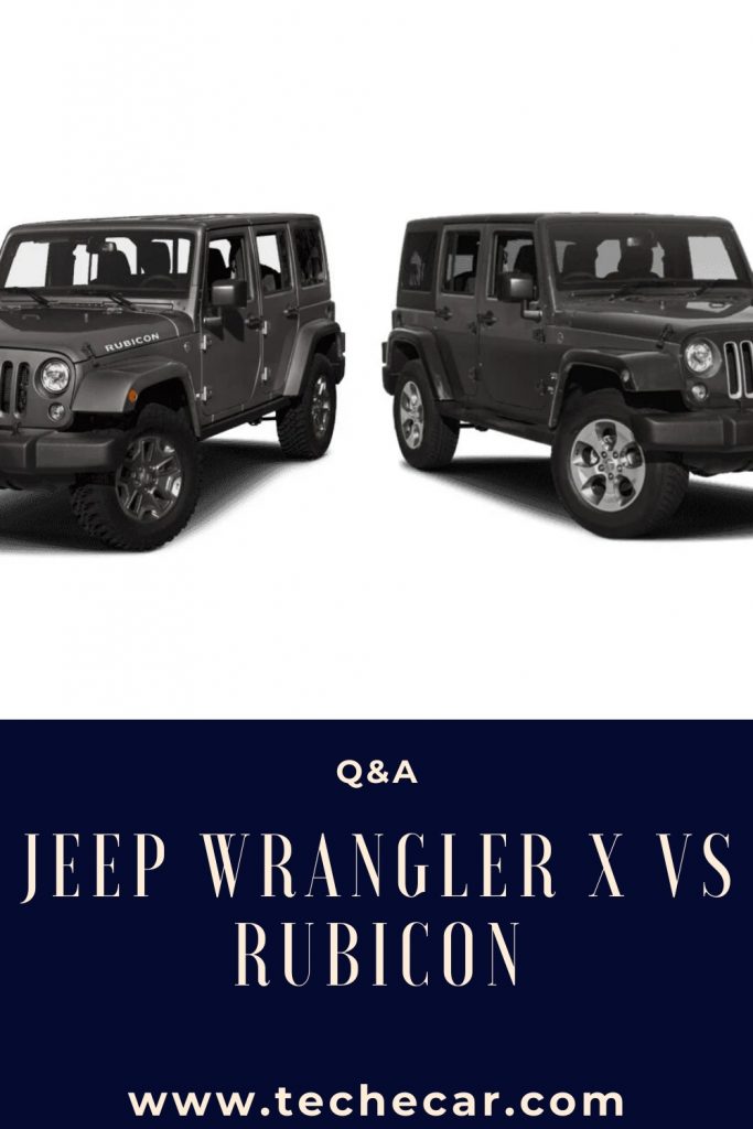 Jeep Wrangler X VS Rubicon