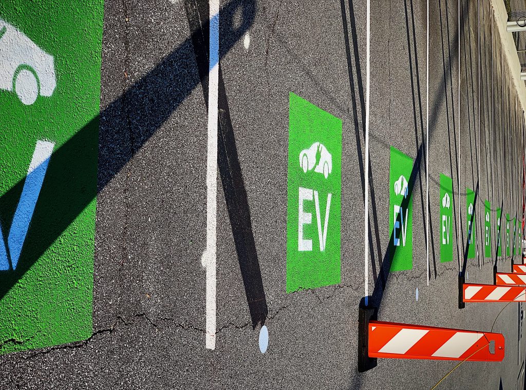 Electric Vehicle Charging Station Sign