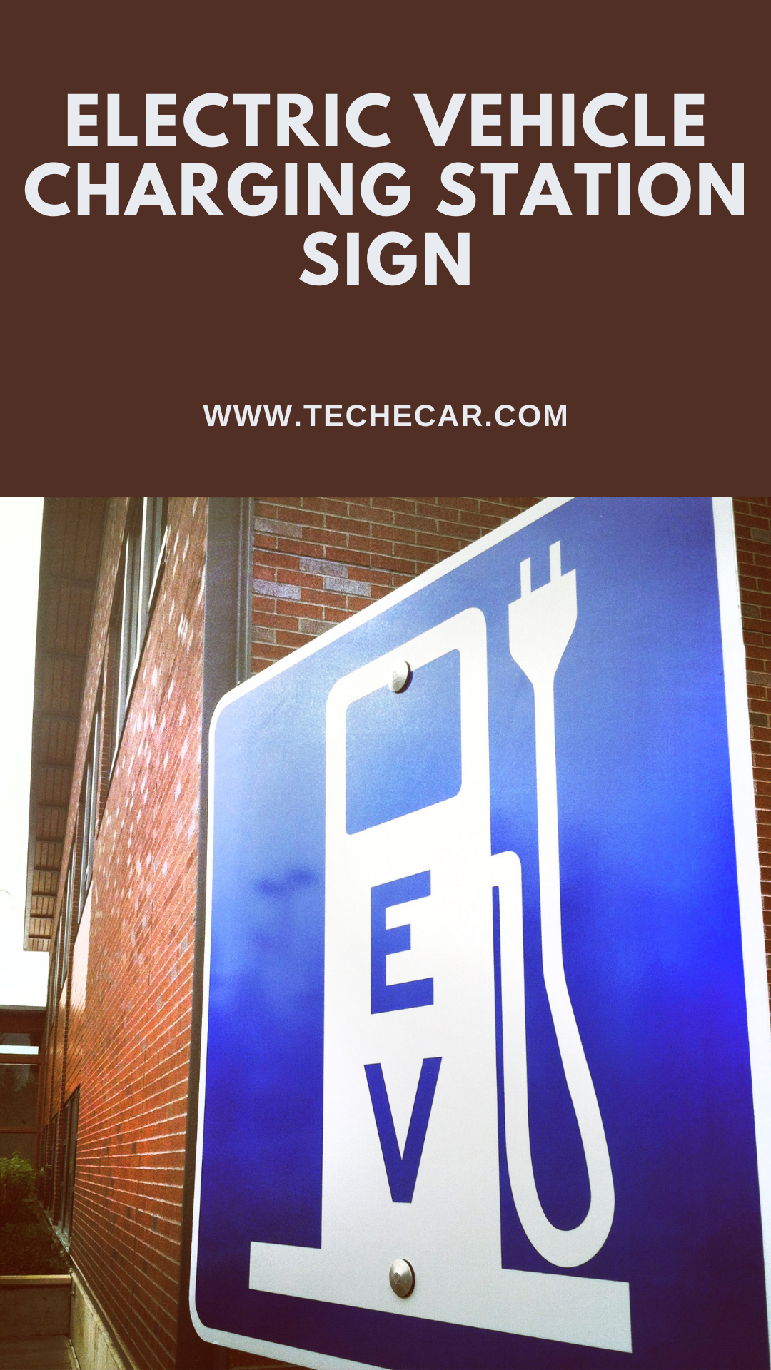 Electric Vehicle Charging Station Sign