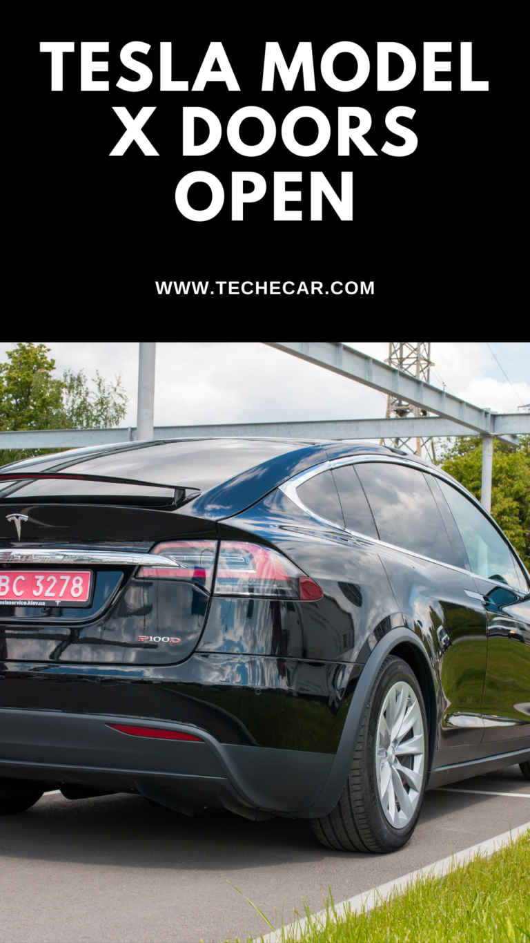 Tesla Model X Doors Open