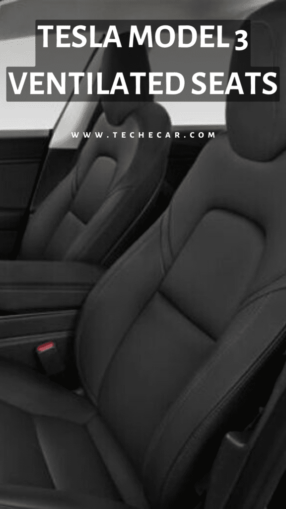 model 3 rear ventilated seats