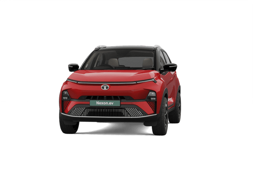 2023 Tata Nexon EV Car Flame Red